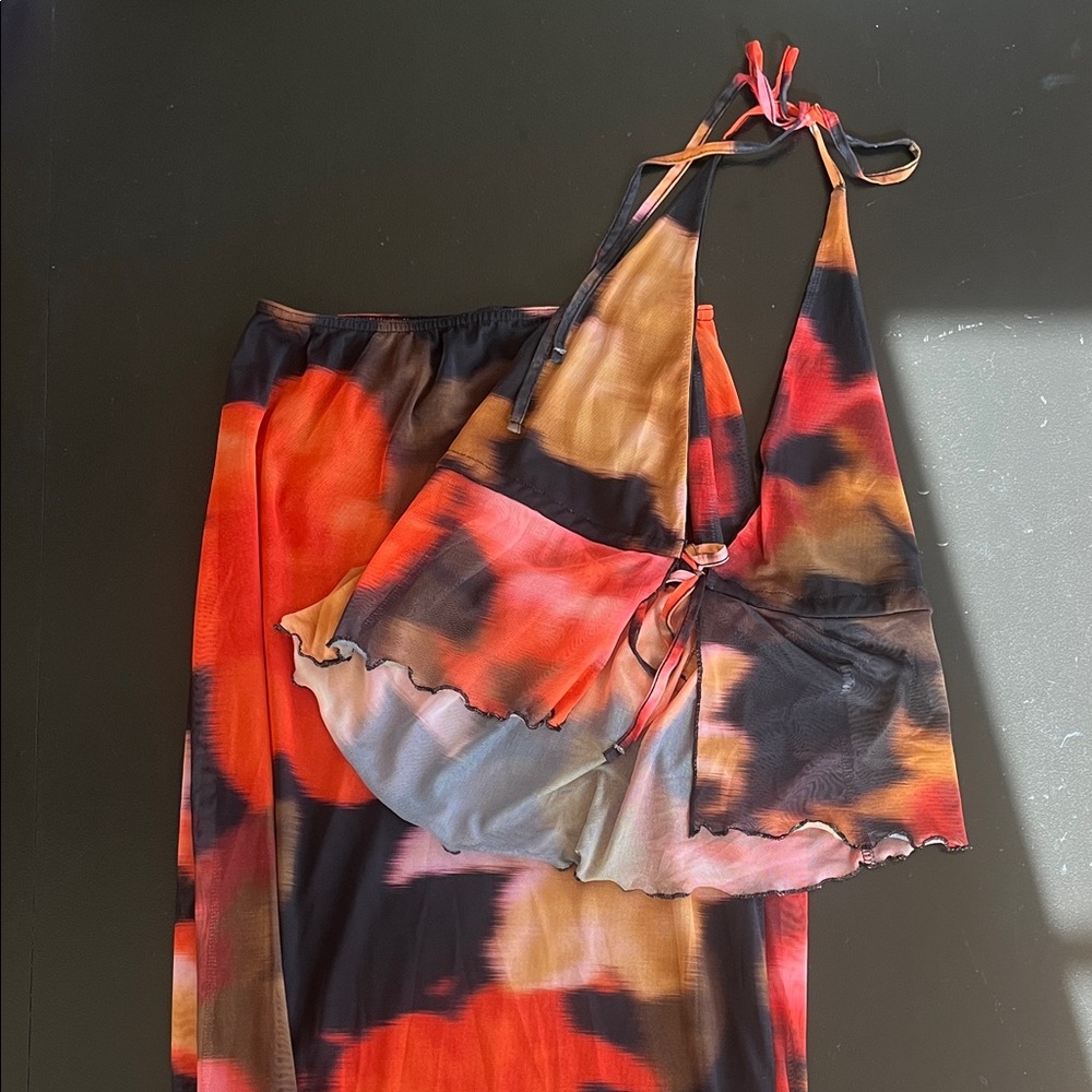 PrettyLittleThing Multicolor Floral Set - Picture 2 of 7